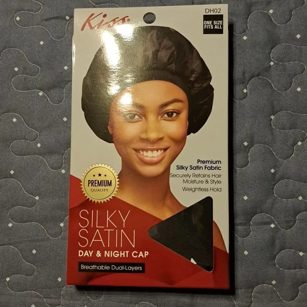 Silky satin day and night cap new